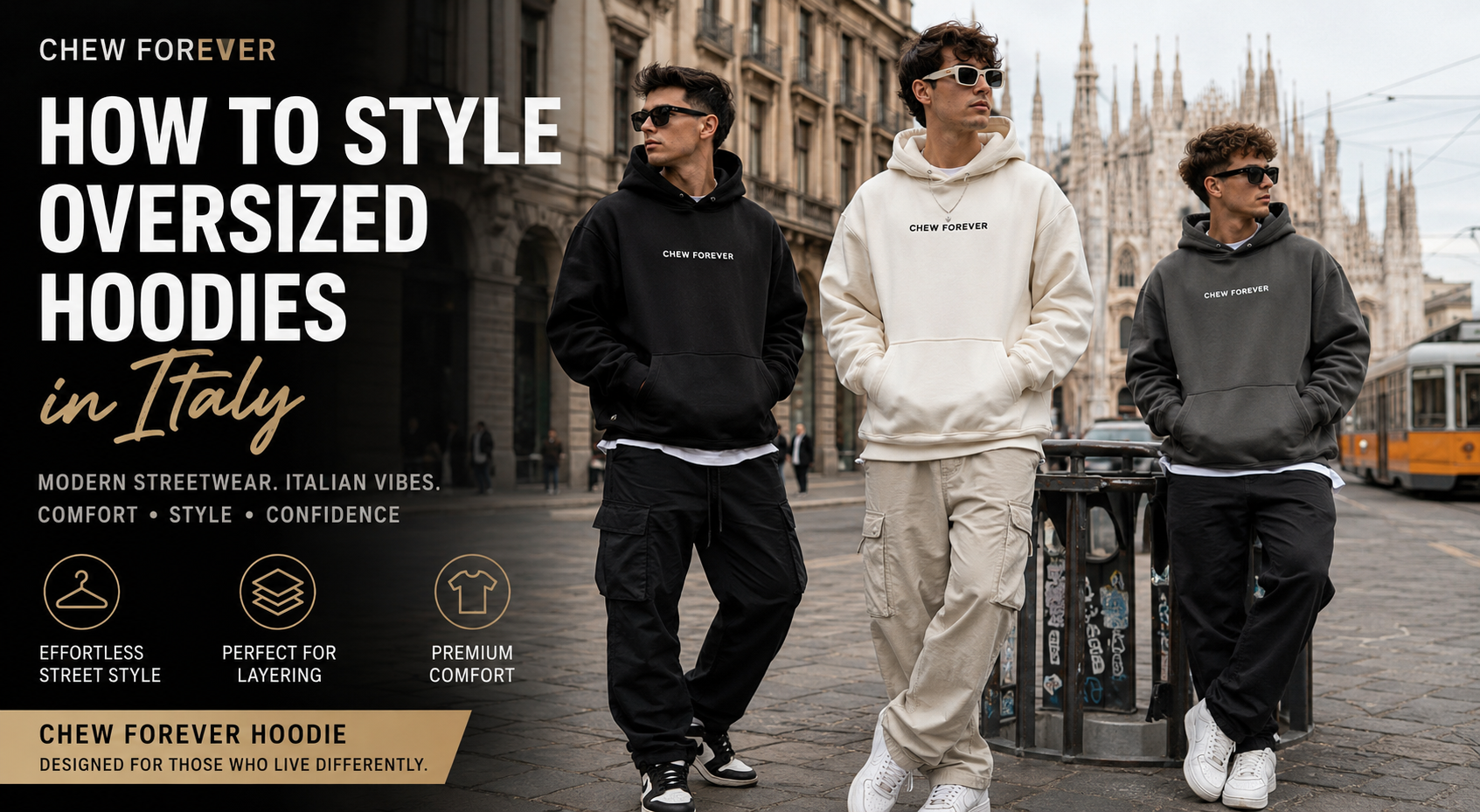 How to Style Oversized Hoodies in Italy
