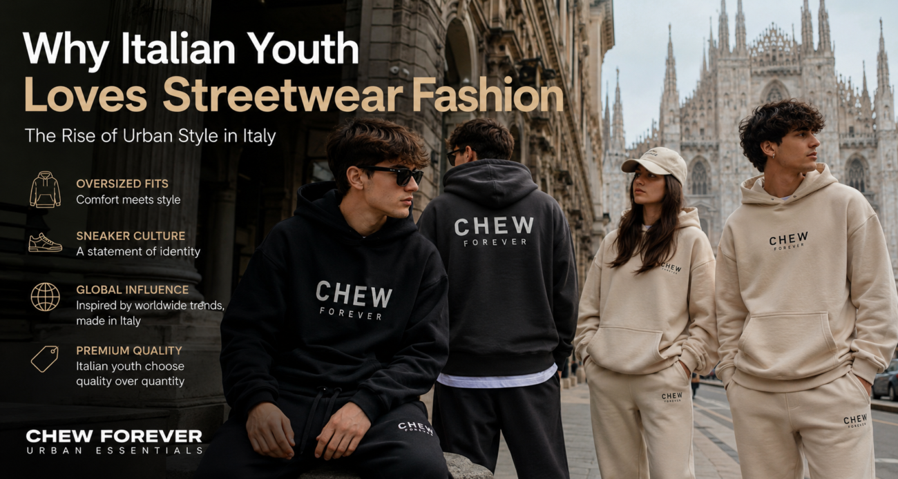 Why Italian Youth Loves Streetwear Fashion