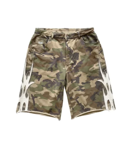 Chew Forever Woodland Studded Shorts