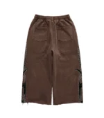 Chew Forever Silver Studded Roach 3/4 Shorts Back