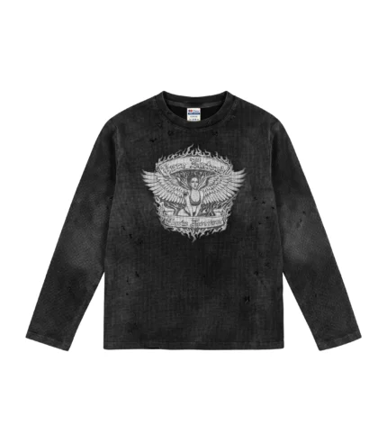 Chew Forever Earth Angel Waffle Longsleeve