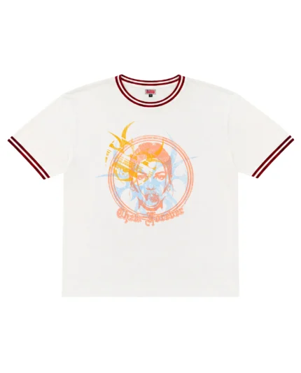 Chew Forever Cherry Reversible Ringer T-Shirt