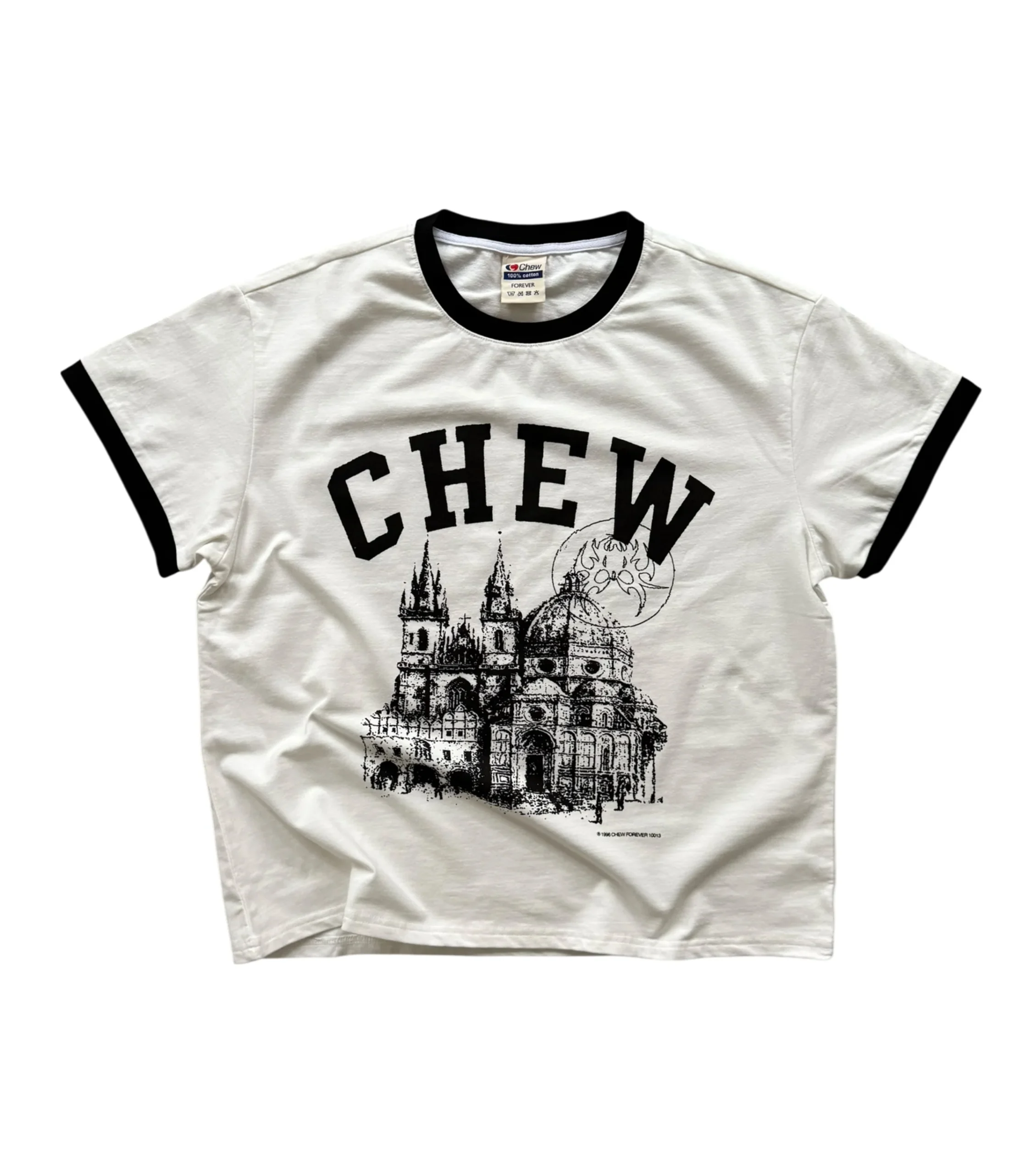 Chew Forever Cathedral Ringer T-Shirt Chew Forever Cathedral Ringer T-Shirt