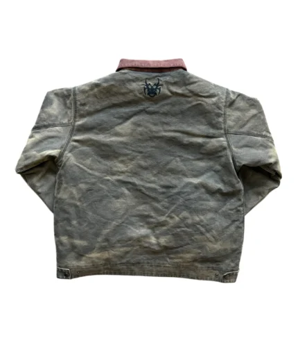 Chew Forever Roach Work Jacket Green Back